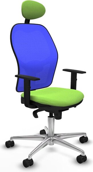 Sedia da ufficio con poggiatesta Jorquera Piqueras y Crespo 1D086N1 colore Pistacchio