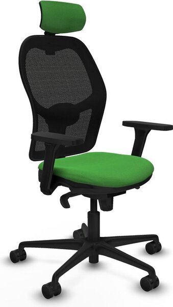 Sedia da ufficio con poggiatesta Jorquera Piqueras y Crespo 3D036N2 verde