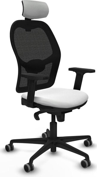 Sedia da ufficio con poggiatesta Piqueras y Crespo 2D036G2 Bianco