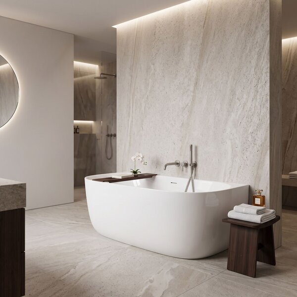 Vasca Bagno A Parete Rea Eris 150cm