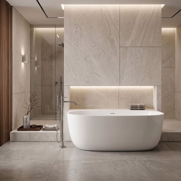 Vasca Bagno A Parete Rea Eris 150cm