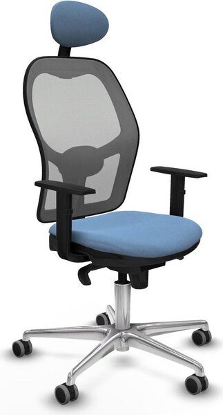 Sedia da ufficio con poggiatesta Jorquera Piqueras y Crespo 1D086G1 Blu cielo