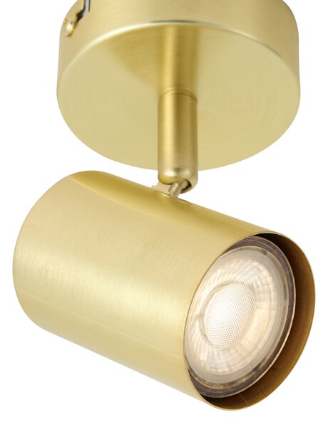 Faretto moderno orientabile in ottone - Jeana