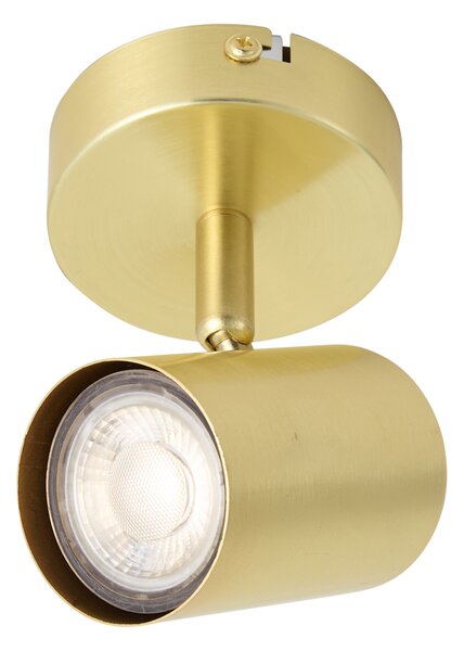 Faretto moderno orientabile in ottone - Jeana