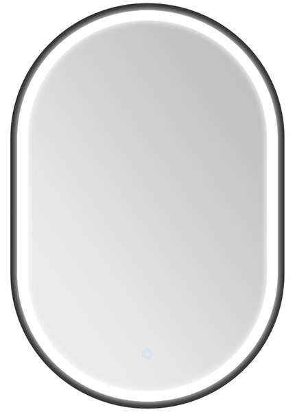 HOMCOM Specchio da bagno LED touch con 3 colori di luce, 50x70 cm | Aosom Italy