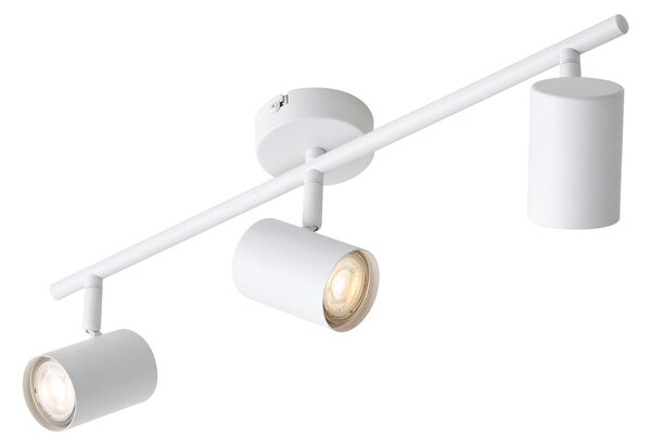 Faretto da soffitto moderno bianco 3 luci orientabile - Jeana