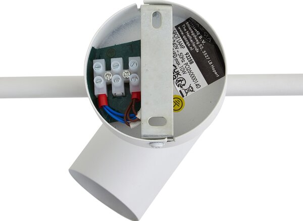 Faretto da soffitto moderno bianco 3 luci orientabile - Jeana