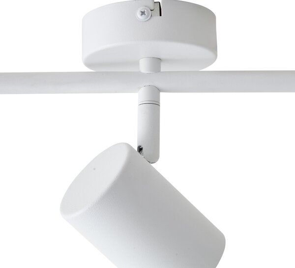 Faretto da soffitto moderno bianco 3 luci orientabile - Jeana