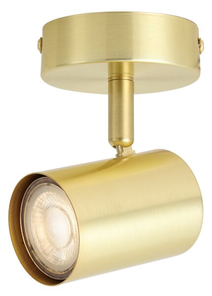 Faretto moderno orientabile in ottone - Jeana