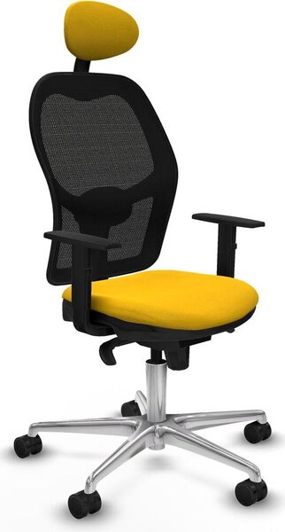 Sedia da ufficio Piqueras y Crespo 1D086N1 Giallo