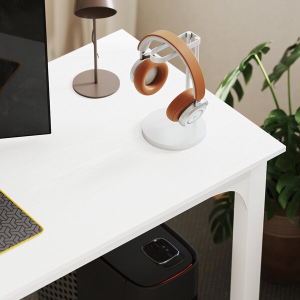 HOMCOM Scrivania per Computer 180 cm con Grande Piano per 2 Persone, per Lavoro da Casa o Studio, Bianco | Aosom Italy