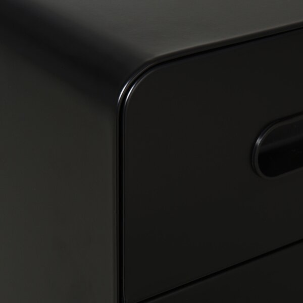 Vinsetto Cassettiera da Ufficio con 3 Cassetti per Formato A4, Lettera e Legale, 39x48x59 cm, Nero | Aosom Italy