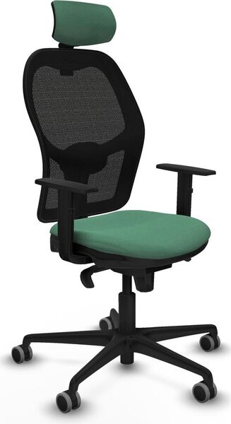 Sedia da ufficio con poggiatesta Jorquera Piqueras y Crespo 1D036G2 Verde smeraldo