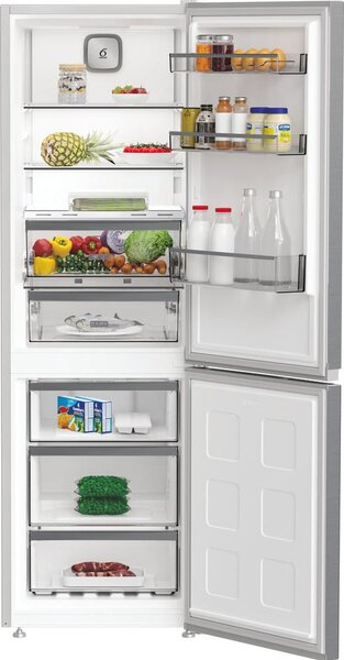 Whirlpool Frigorifero Combinato Capacit 316 Litri Classe energetica C Raffreddamento No Frost colore Acciaio Inox - WHK 26363 XP6E