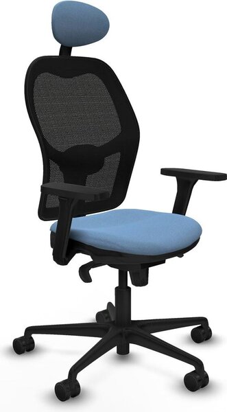 Sedia da ufficio con poggiatesta Jorquera Piqueras y Crespo 3D036N1 Blu cielo