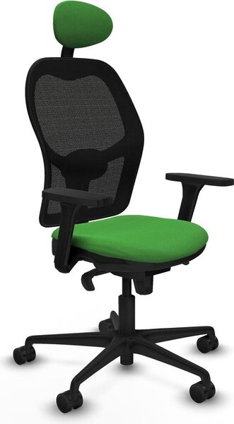 Sedia da ufficio con poggiatesta Jorquera Piqueras y Crespo 3D036N1 verde