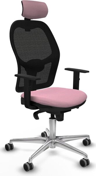 Sedia da ufficio con poggiatesta Jorquera Piqueras y Crespo 1D086G2 Rosa