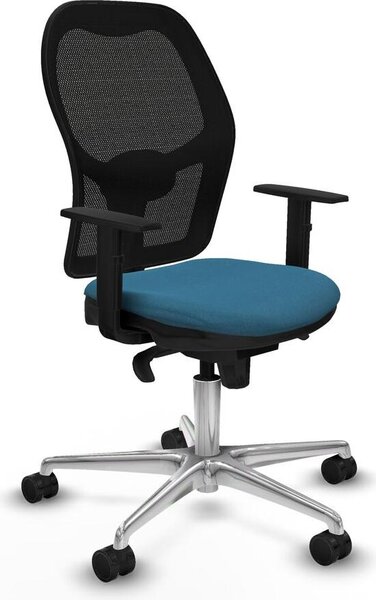 Sedia da ufficio Piqueras y Crespo 1D086N0 Nero Verde petrolio