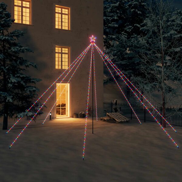 Luci per Albero di Natale Interni Esterni 800 LED Colorati 5 m