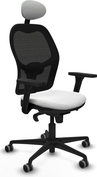 Sedia da ufficio con poggiatesta Piqueras y Crespo 3D036G1 Bianco