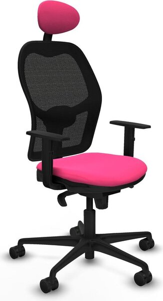 Sedia da ufficio con poggiatesta Jorquera Piqueras y Crespo 1D036N1 Rosa