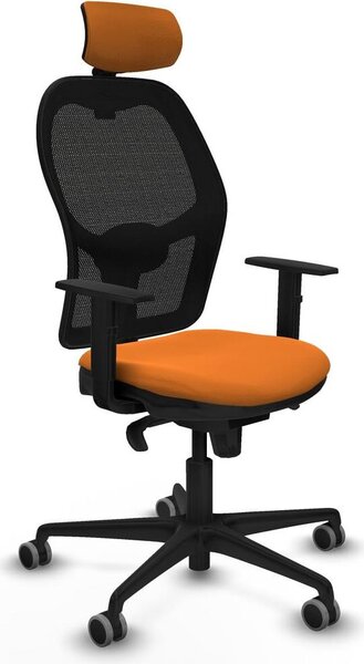 Sedia da ufficio con poggiatesta Jorquera Piqueras y Crespo 1D036G2 Arancione