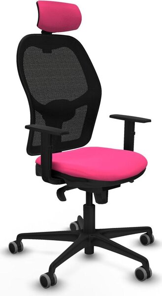 Sedia da ufficio con poggiatesta Jorquera Piqueras y Crespo 1D036G2 Rosa