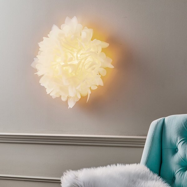 Applique da parete Slamp, Veli, dimmerabile, Bianco, Soggiorno, Plastica, Design
