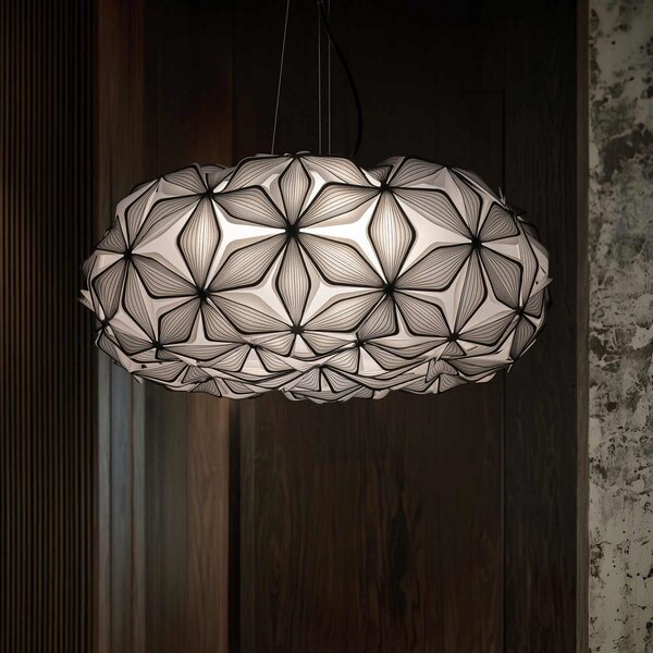 Lampada a sospensione Slamp, C'EST LA VIE, dimmerabile, Nero, Soggiorno, Plastica, Design