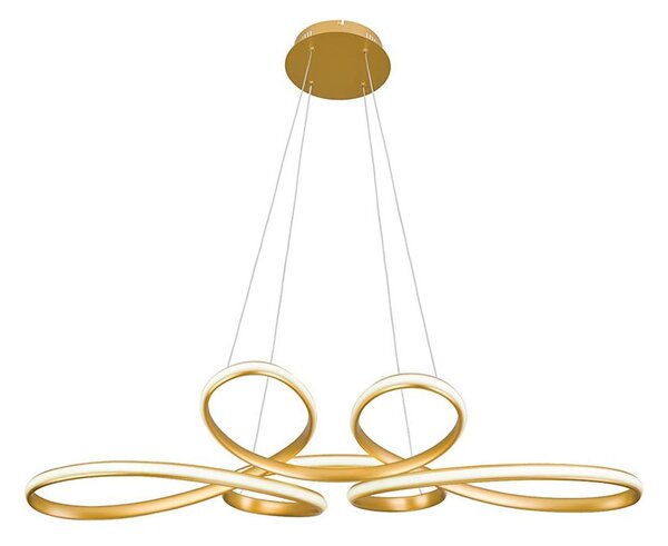 Lampadario LED a sospensione su cavo JILL LED/53W/230V oro
