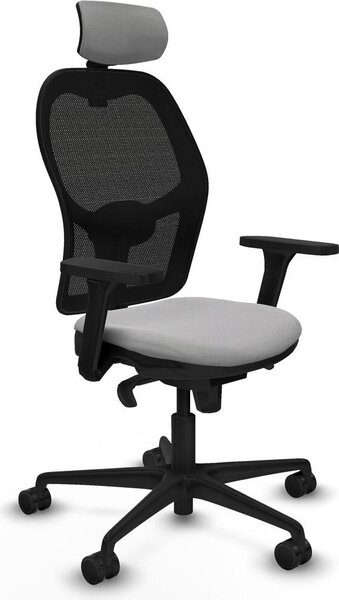 Sedia da ufficio con poggiatesta Jorquera Piqueras y Crespo 3D036N2 Grigio chiaro