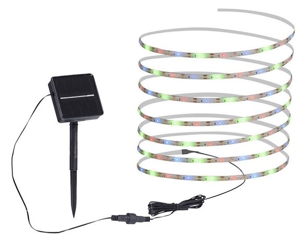 JUST LIGHT. 19971-18 - Striscia LED RGB solare TEANIA LED//3,7V 5 m 1200 mAh IP44