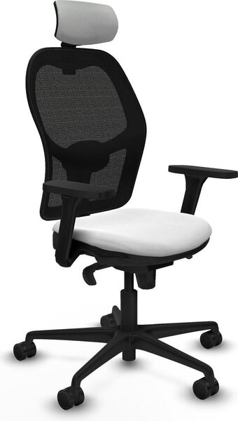 Sedia da ufficio con poggiatesta Piqueras y Crespo 3D036N2 Bianco