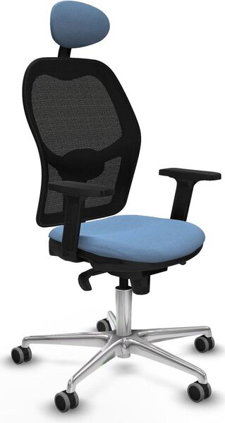 Sedia da ufficio con poggiatesta Jorquera Piqueras y Crespo 2D086G1 Blu cielo