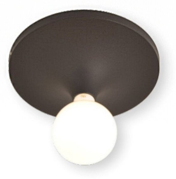 Applique moderno illuminando etna cr nr bn e27 led metallo - Illuminando