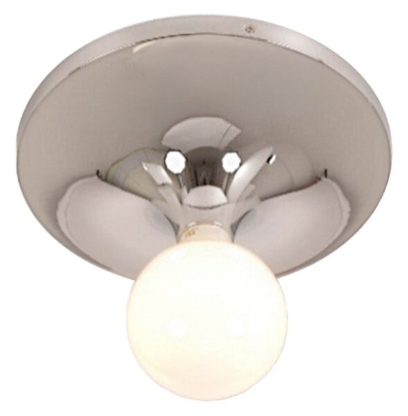 Applique moderno illuminando etna cr nr bn e27 led metallo - Illuminando
