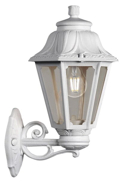 Applique esterno top light asti ap bi up e27 led ip55 resina - Top Light