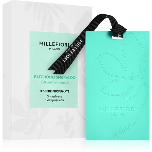 Millefiori Milano Laundry Patchouli Smeraldo carta profumata 3 pz