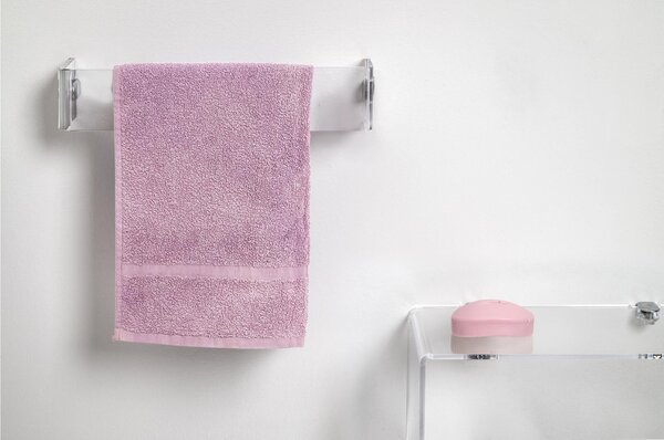 Porta AsciugamanI da Bagno da SMALL In Plexiglass CLIO MANTIDE Dimensioni 30x7,5x h 8 cm - peso 0.7 kg Colore Trasparente