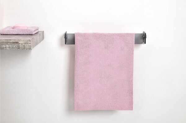 Porta AsciugamanI da Bagno da MEDIUM In Plexiglass CLIO MANTIDE Dimensioni 45x7,5x h 8 cm - peso 0.7 kg Colore Grigio Fum�