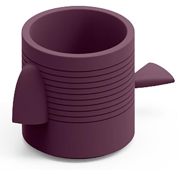 Contenitore Multifunzione FERA JAGO DEP ,il pappagallo di Design Dimensioni 26,5x43,6x h43,3 cm vaso, a portaoggetti o a elemento decorativo colore Ametista