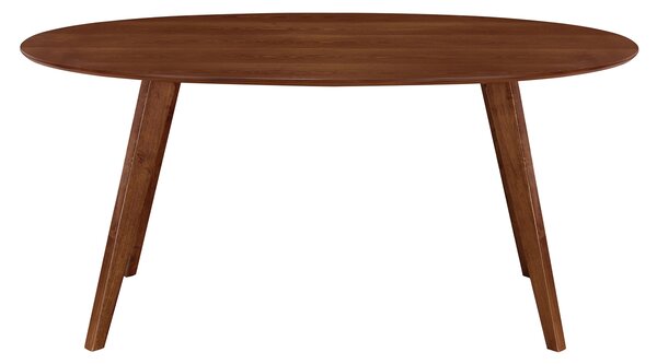Tavolo da pranzo design scandinavo ovale noce L160 MARIK