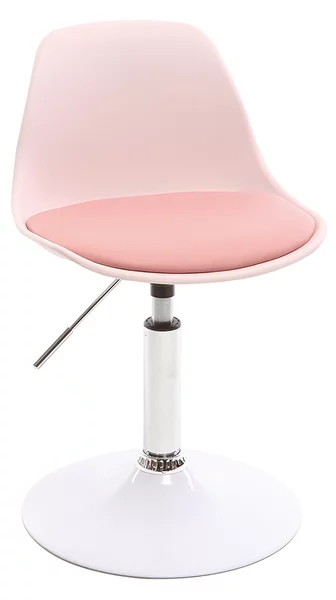 Sedia da ufficio design per bambino rosa STEEVY