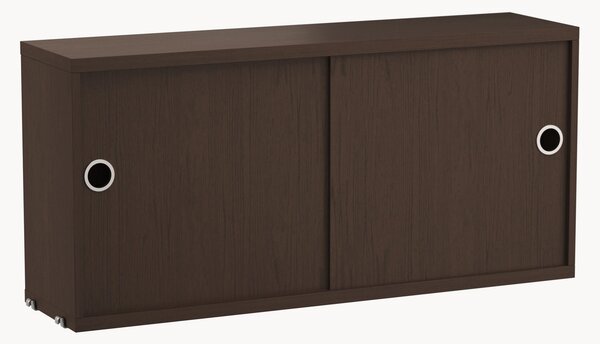 Armadietto con ante scorrevoli String System, larg. 78 x prof. 20 cm