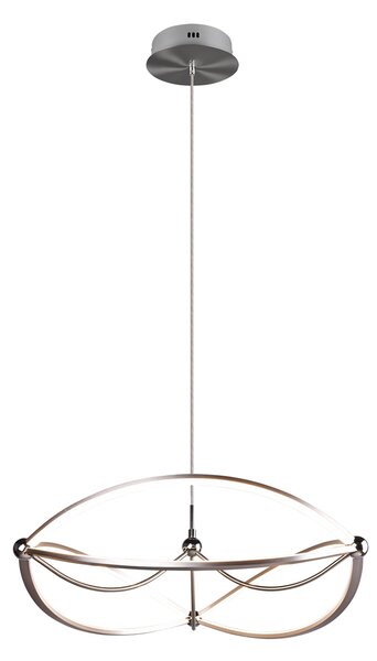 Lampada a sospensione a LED CHARIVARI argento Trio 321210107