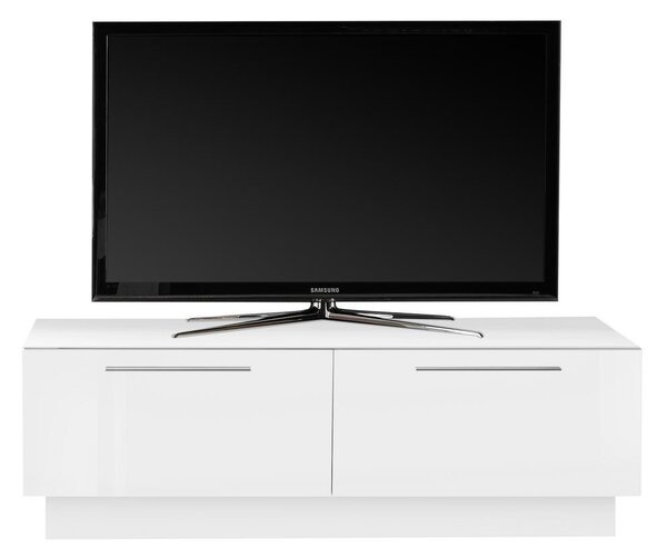 mobiletto TV scandinavo modulabile Bianco e Quercia ACOUSTIC - Miliboo