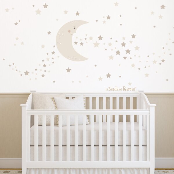Adesivi murali Polvere di stelle Grigio - Adesivi Murali per Bambini