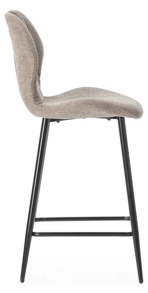 Set di 2 sgabelli da bar marrone chiaro (altezza seduta 65 cm) Muli - Marckeric