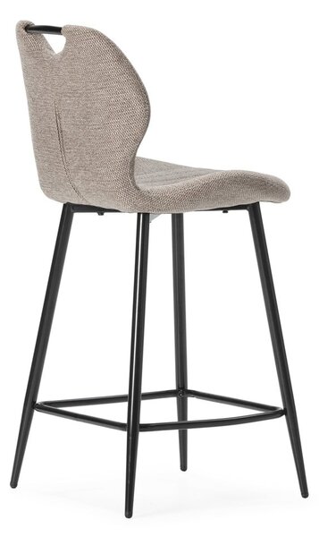 Set di 2 sgabelli da bar marrone chiaro (altezza seduta 65 cm) Muli - Marckeric