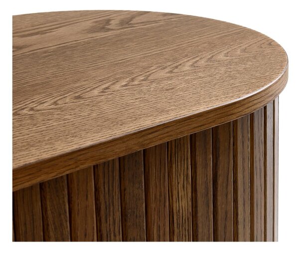 Mobile TV marrone con effetto rovere 180x56x45 cm Nola – Unique Furniture